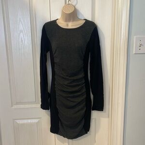 Express ruched sweater dress-medium